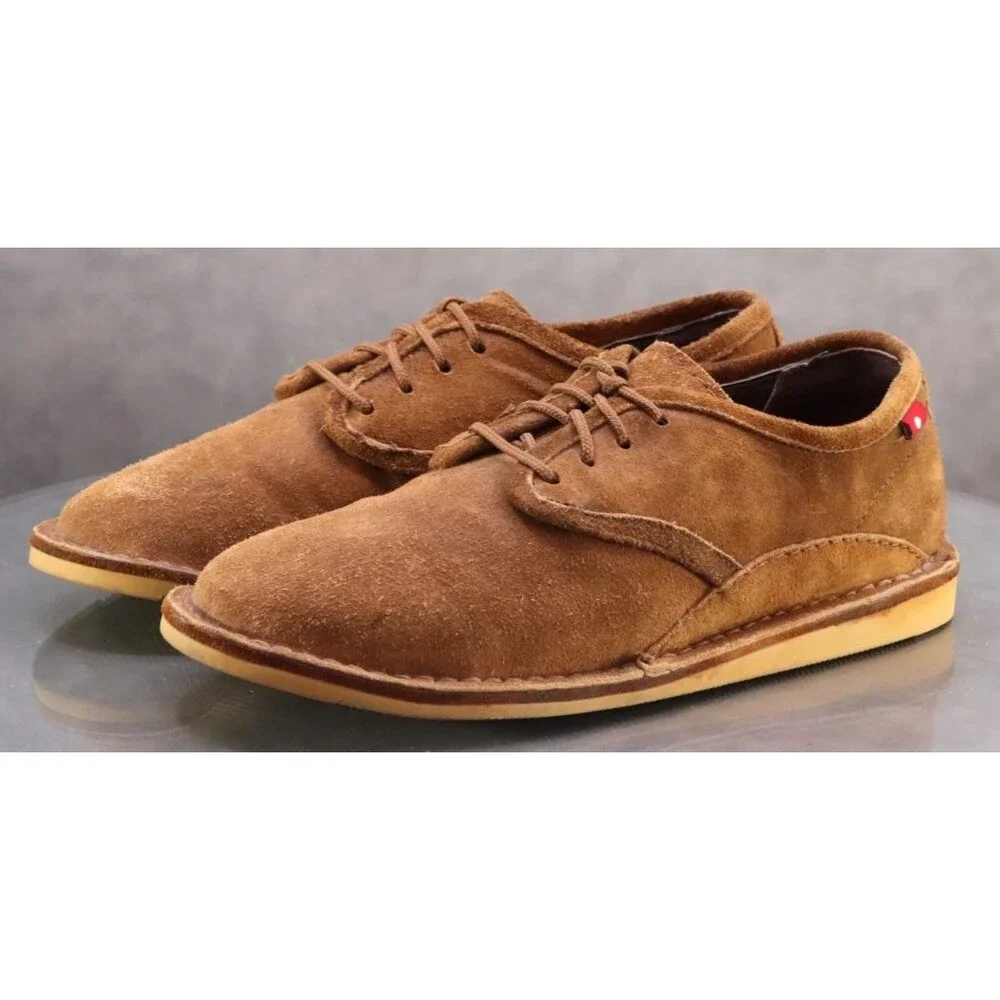 Oliberte Africa Narivo Men's Low Top Chukka Shoes Size EU 41 US 8 Suede Brown